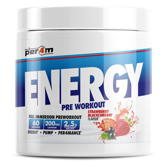PER4M Energy Pre-Workout 390g Strawberry Blackcurrant
